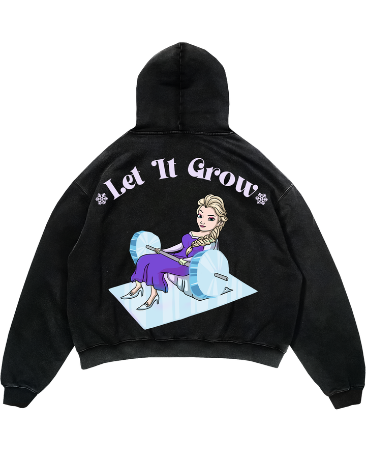 Let it grow (Backprint) Oversized Hoodie