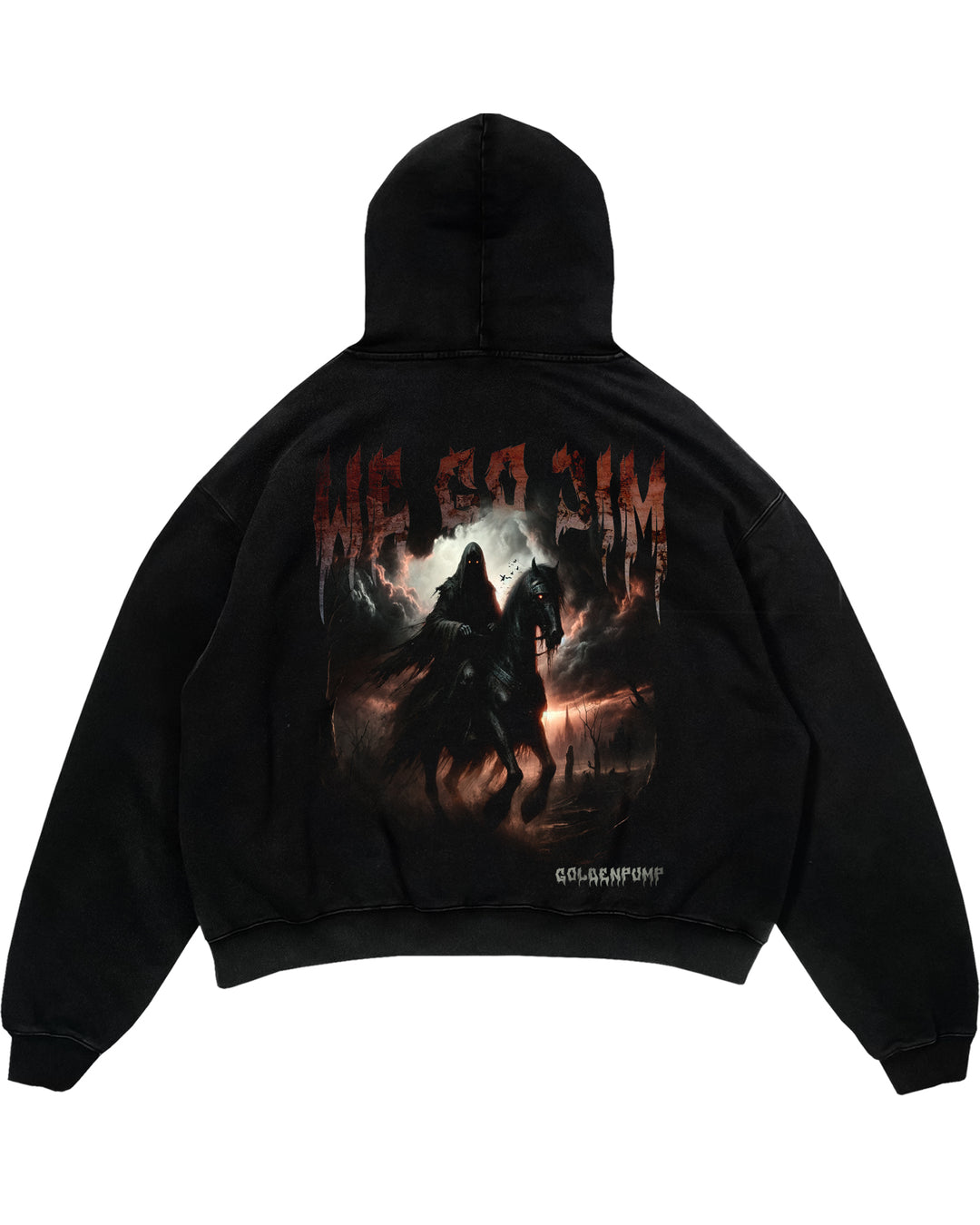 We go jim Oversized (Backprint) Hoodie