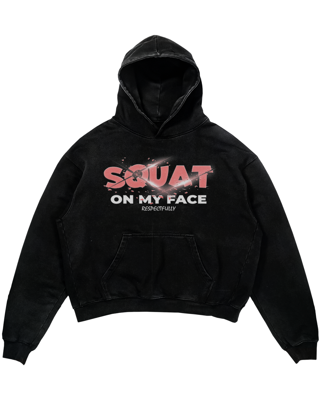 Squat (Frontprint) Oversize Hoodie
