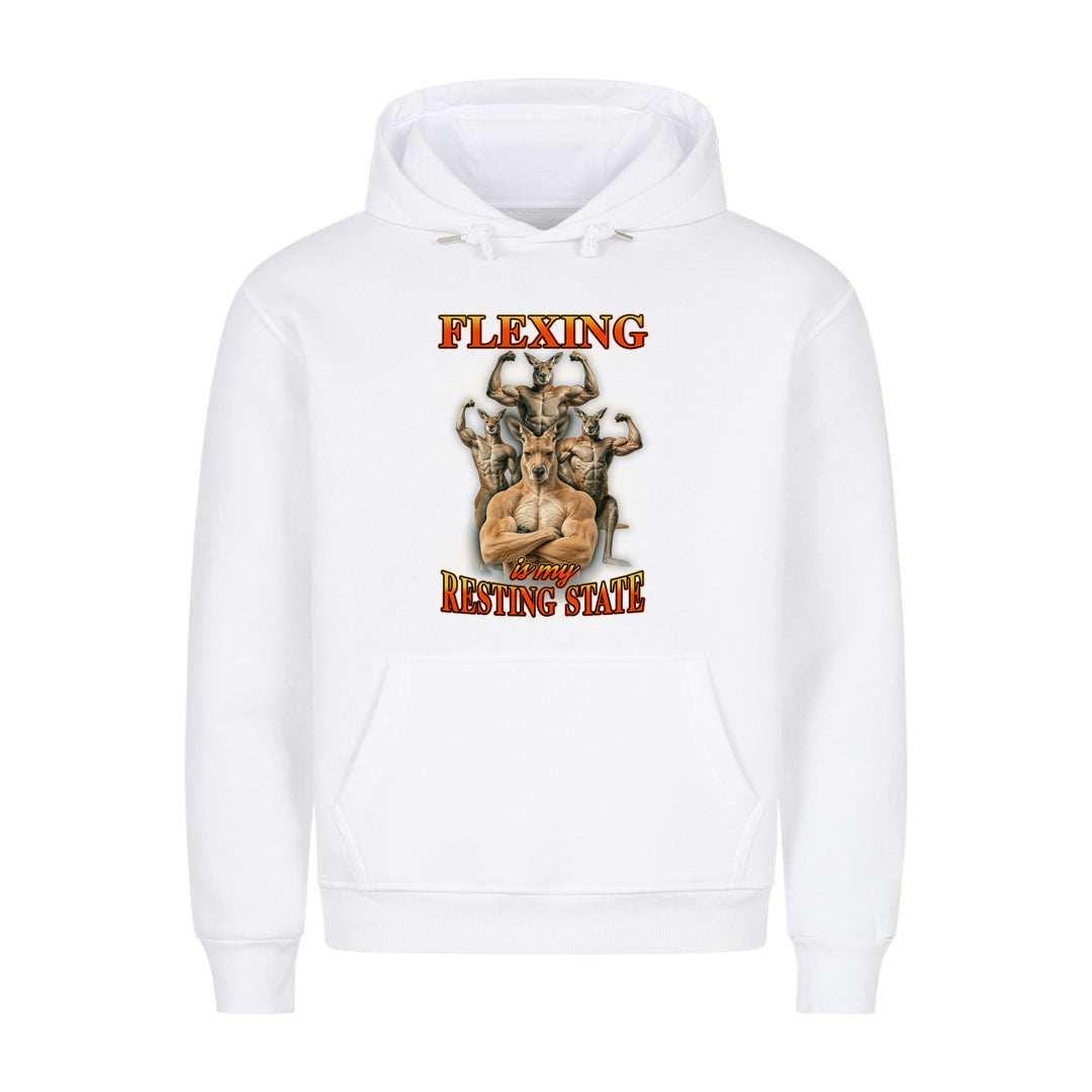 Flexing Is My Resting State Hoodie