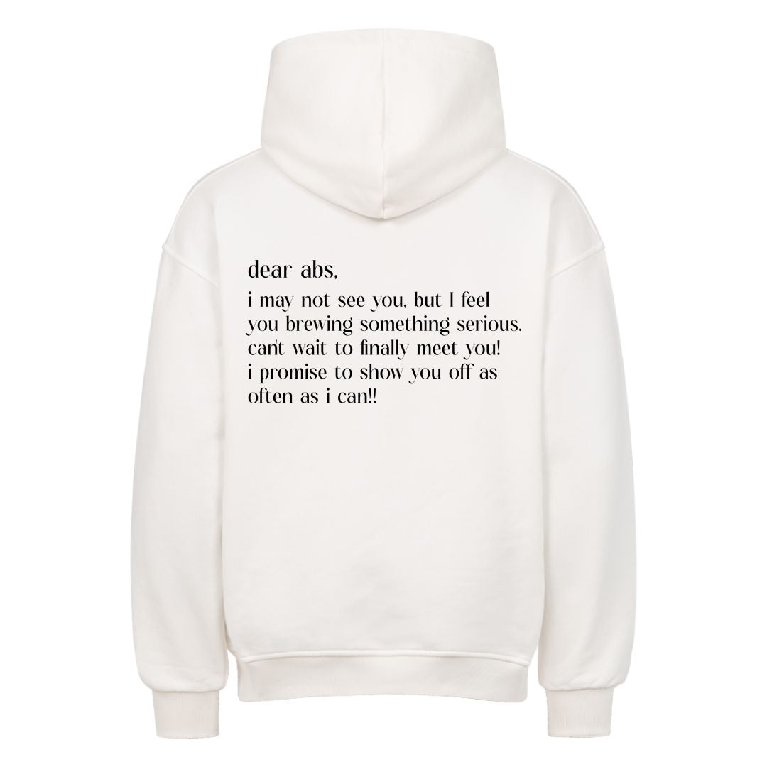 dear abs Oversized Hoodie