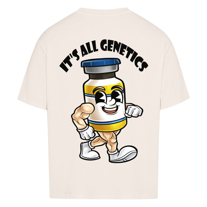 It´s all genetics (Backprint) Oversized Shirt