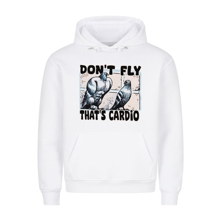 FLY Hoodie mit Taschendruck