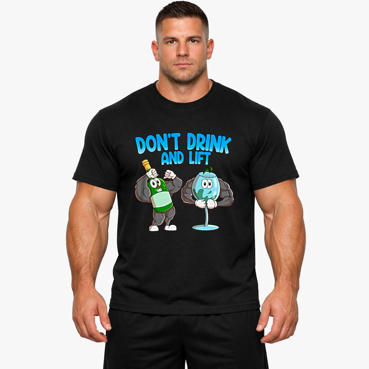 Drink niet en til het shirt op