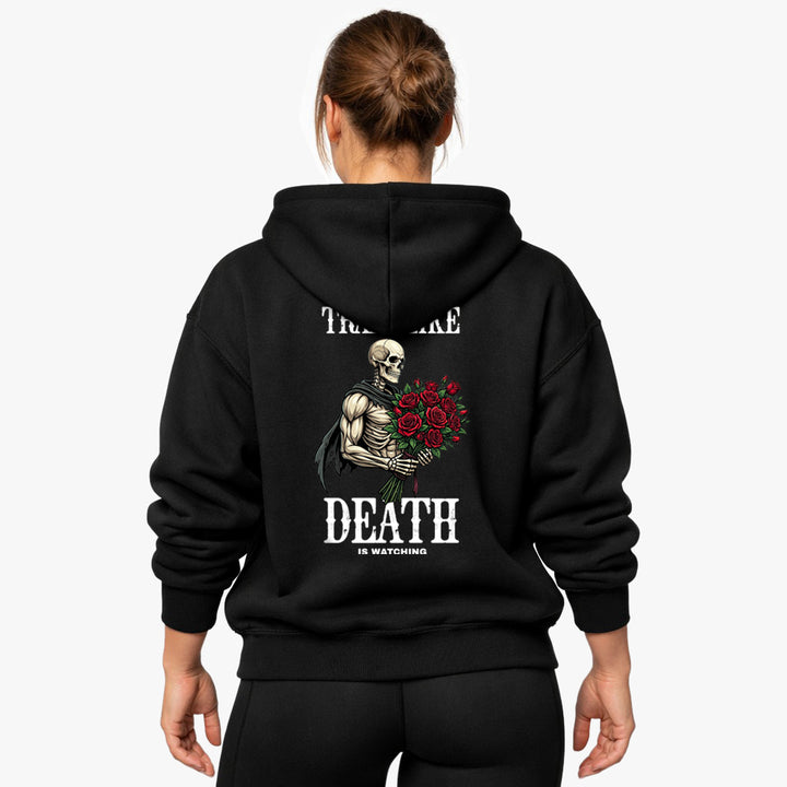 Train Like Death Is Watching (Backprint) Oversized Hoodie