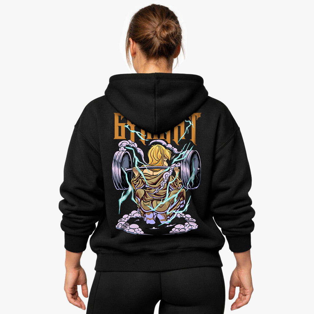 Gymrat sweet (Backprint) Oversized Hoodie
