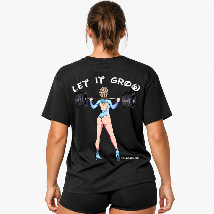 Let it grow (Backprint) Oversized Shirt