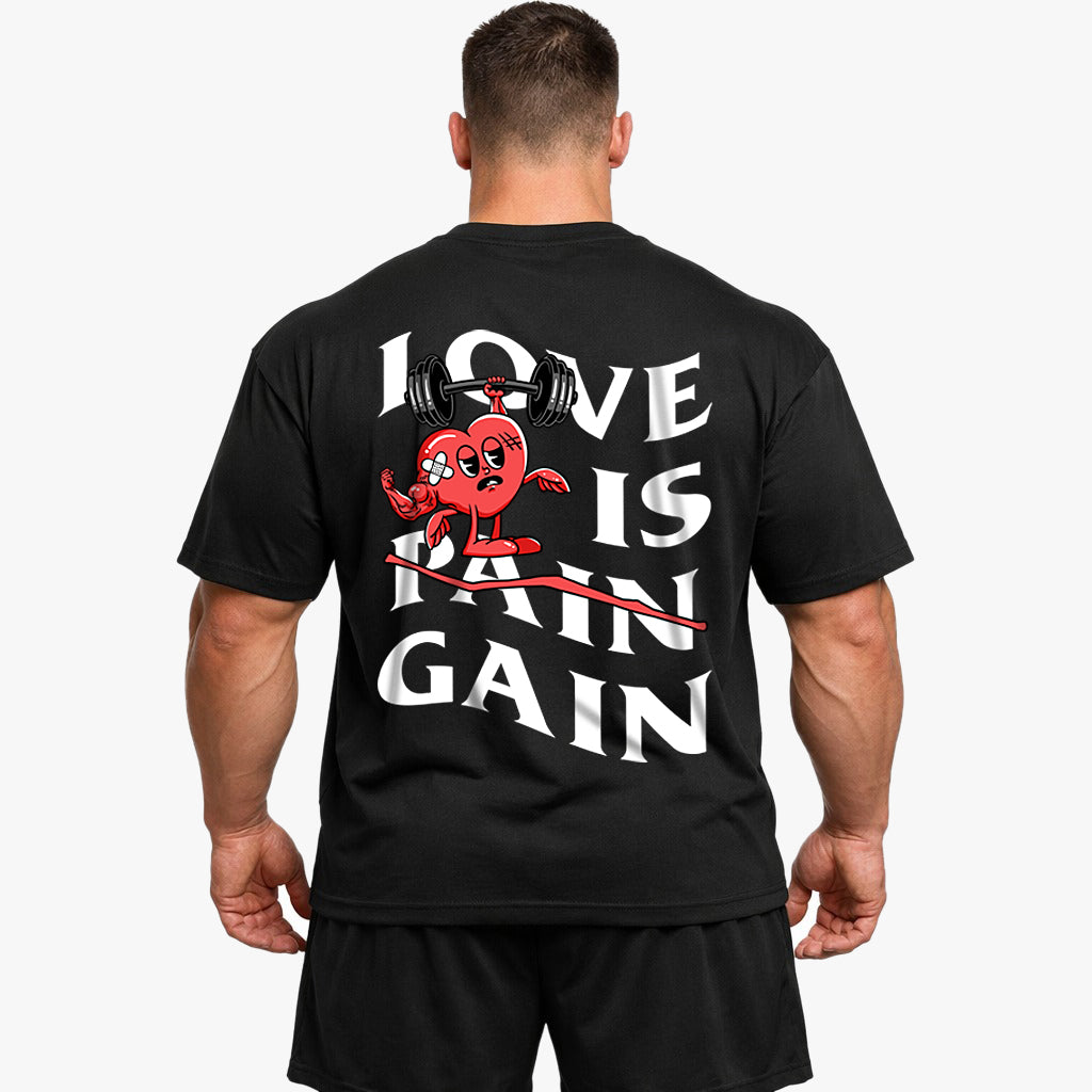 Love is Gain Oversized (rugafdruk) shirt