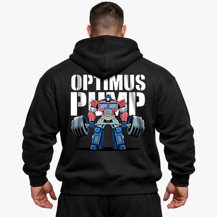 Optimus Pump oversized hoodie (rugafdruk).