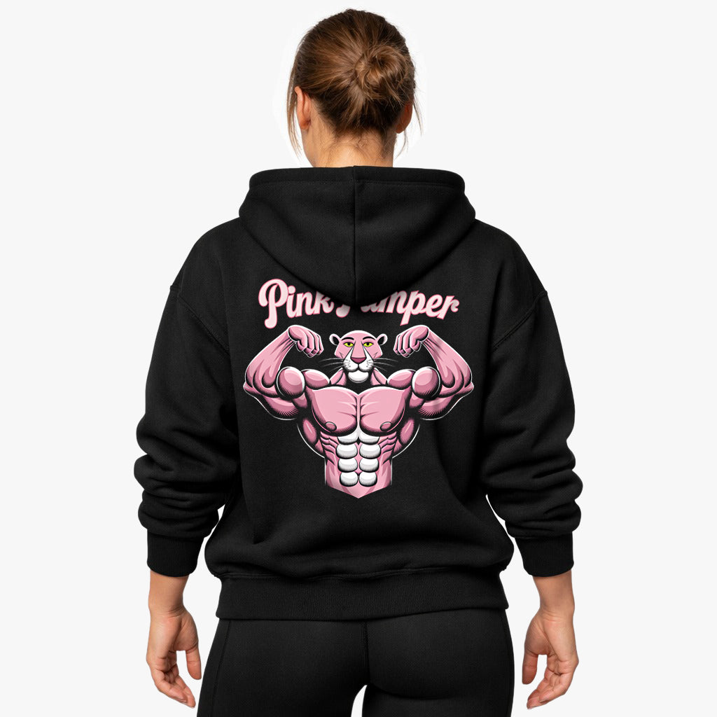 Pink Jumper Oversized (Back Print) Hoodie