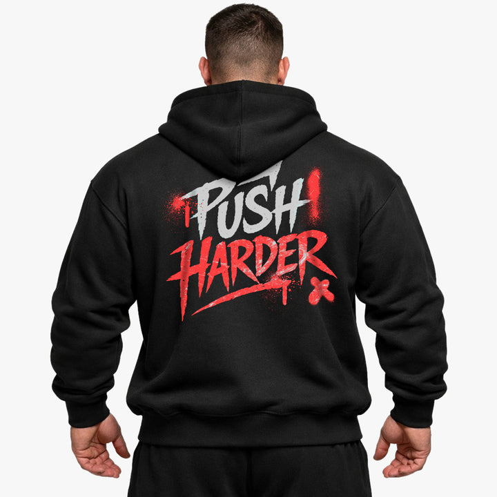Push Harder (Backprint) Oversized Hoodie