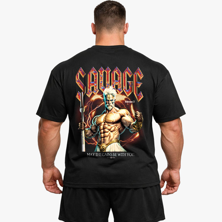 Savage (Backprint) Oversized Shirt