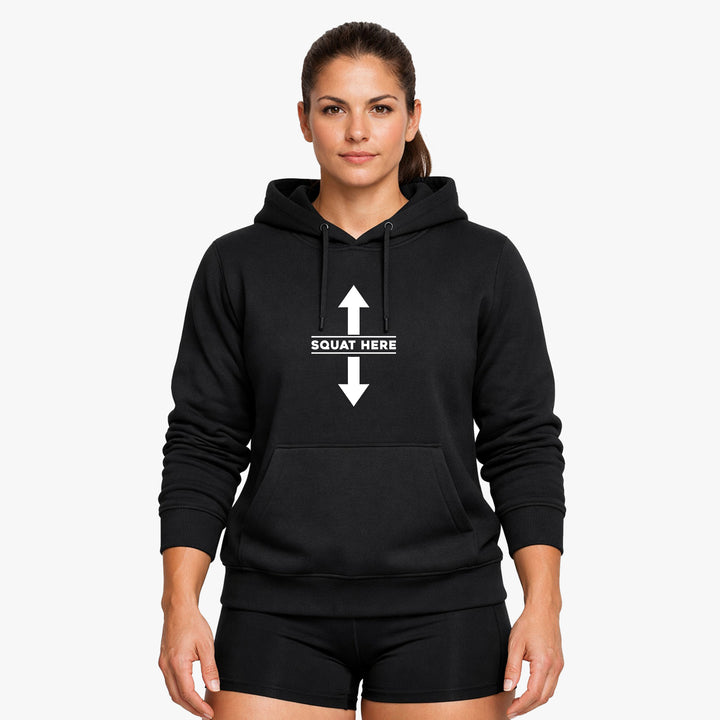 Squat here Hoodie