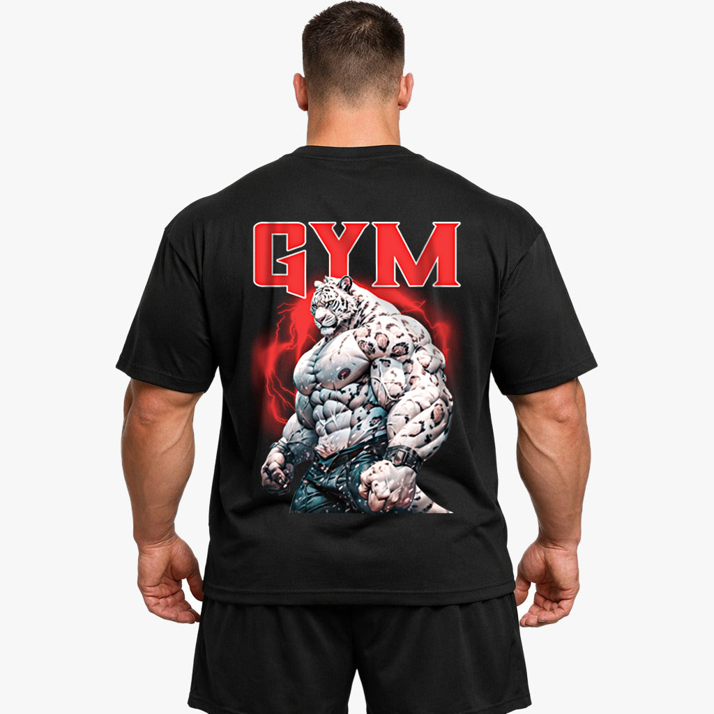 Tiger-Gym (Backprint) Oversized Shirt