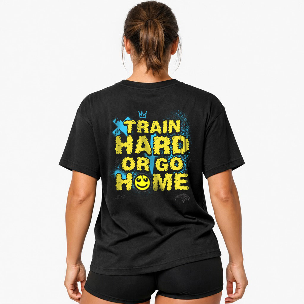Train hard Oversized (Backprint) Shirt