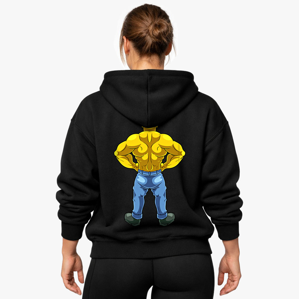 Yellow (Backprint) Oversized Hoodie