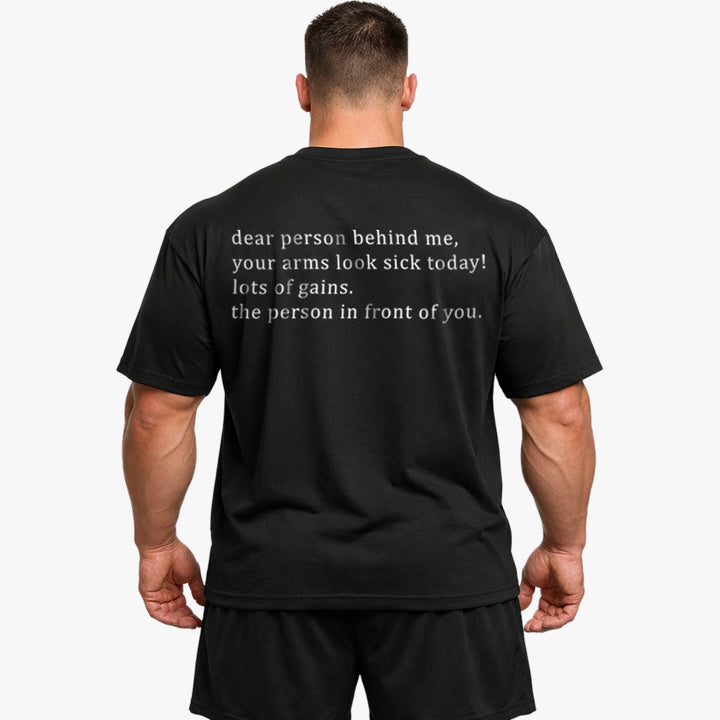 gains,(Backprint) Oversized Shirt