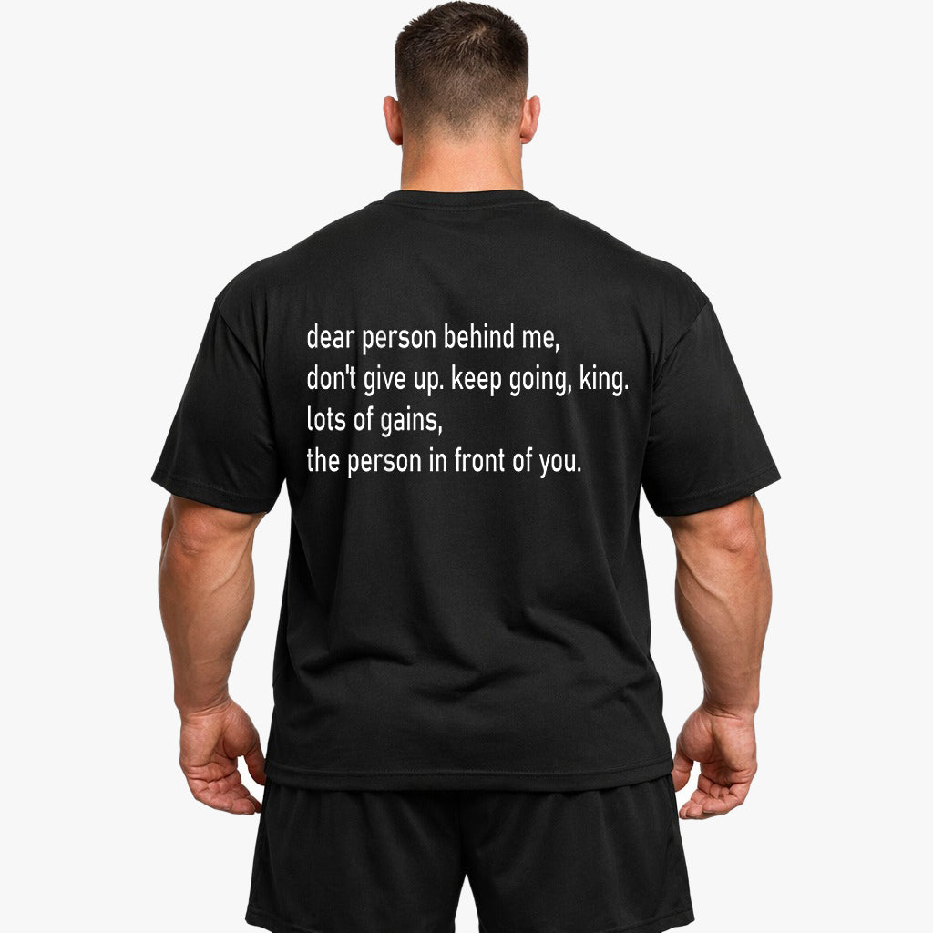 gains,(Backprint) Oversized Shirt