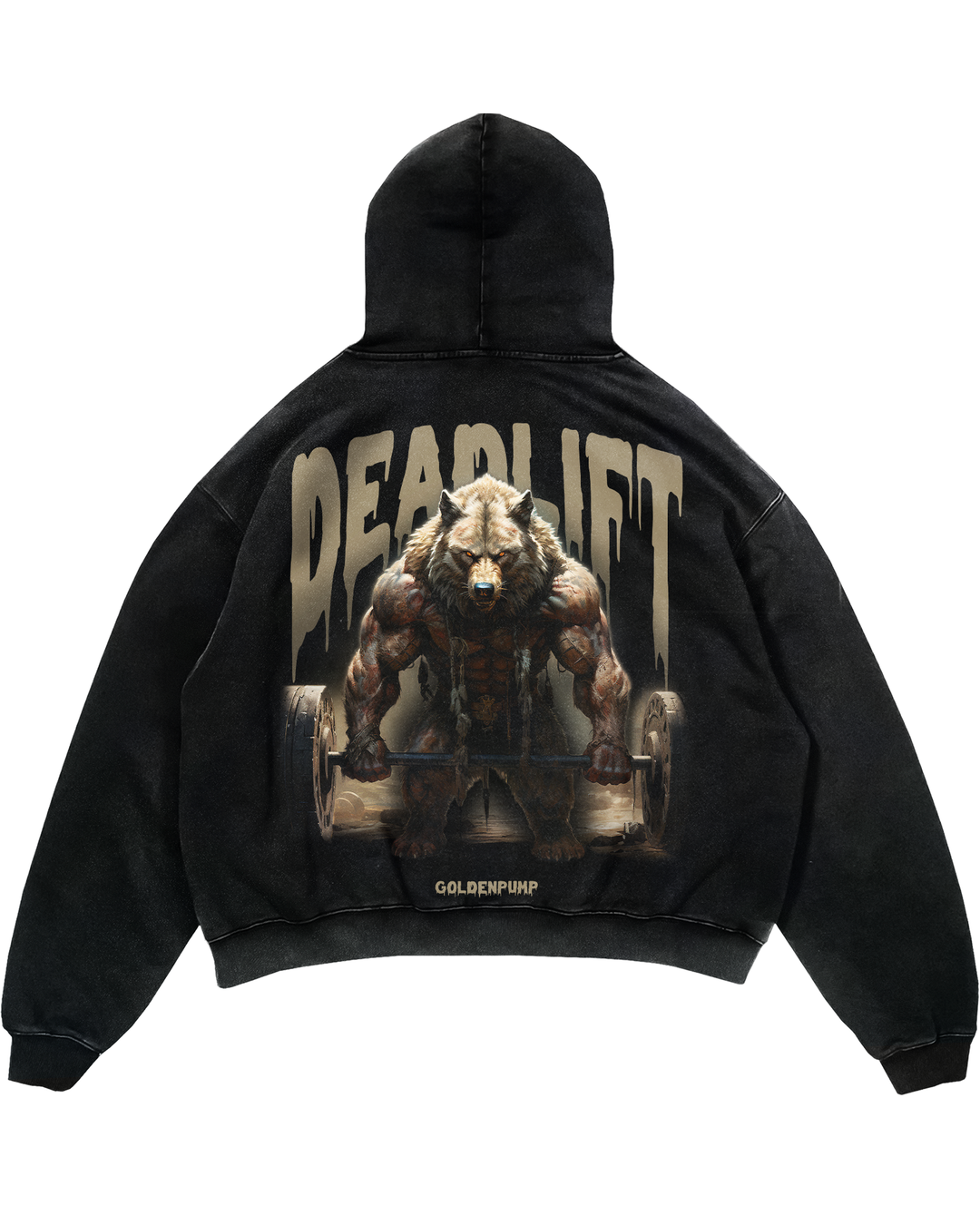 Deadlift Wolf Oversized Hoodie