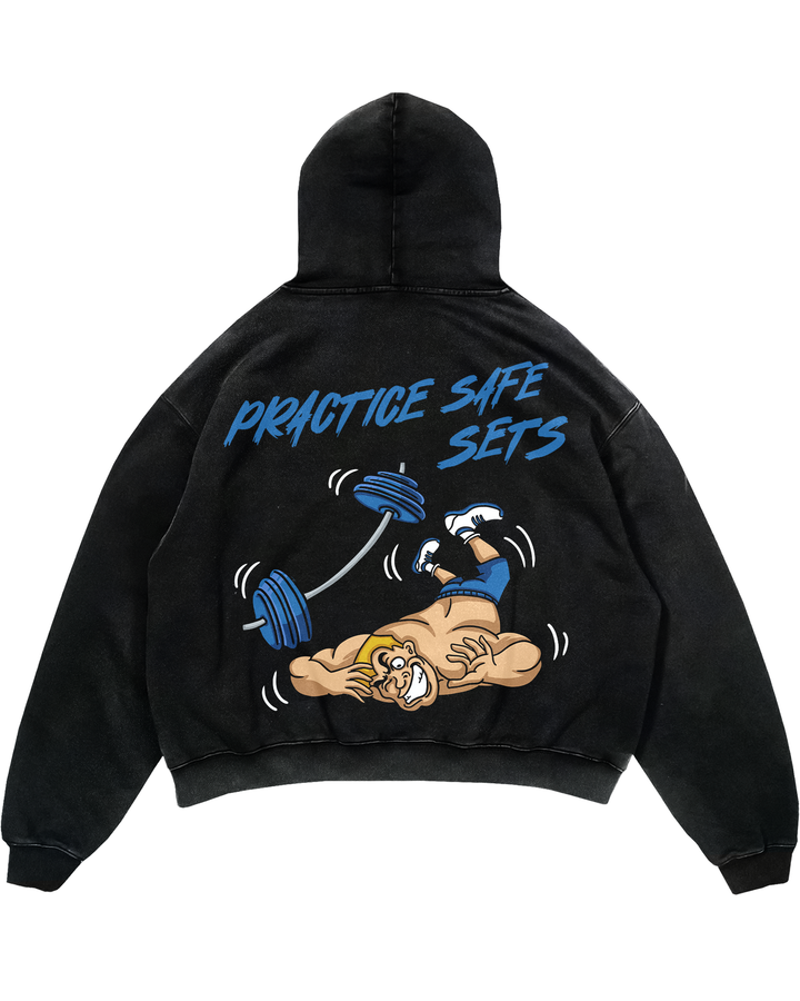 Practice safe sets Oversized Hoodie