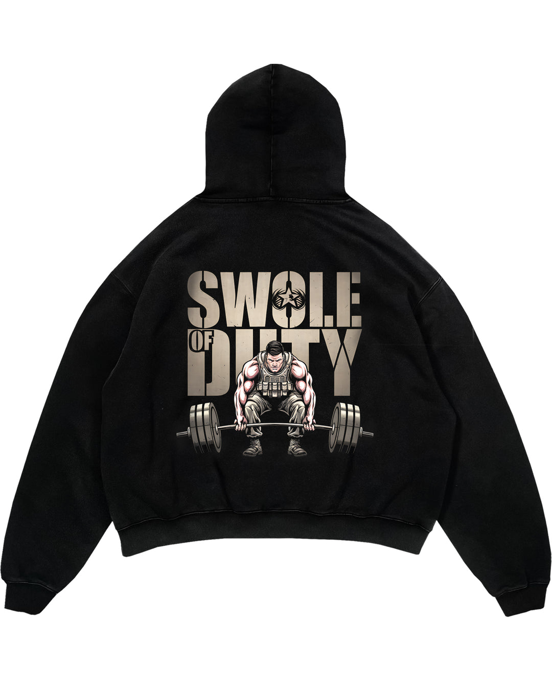 Swole of Duty(V2) Oversized (Backprint) Hoodie