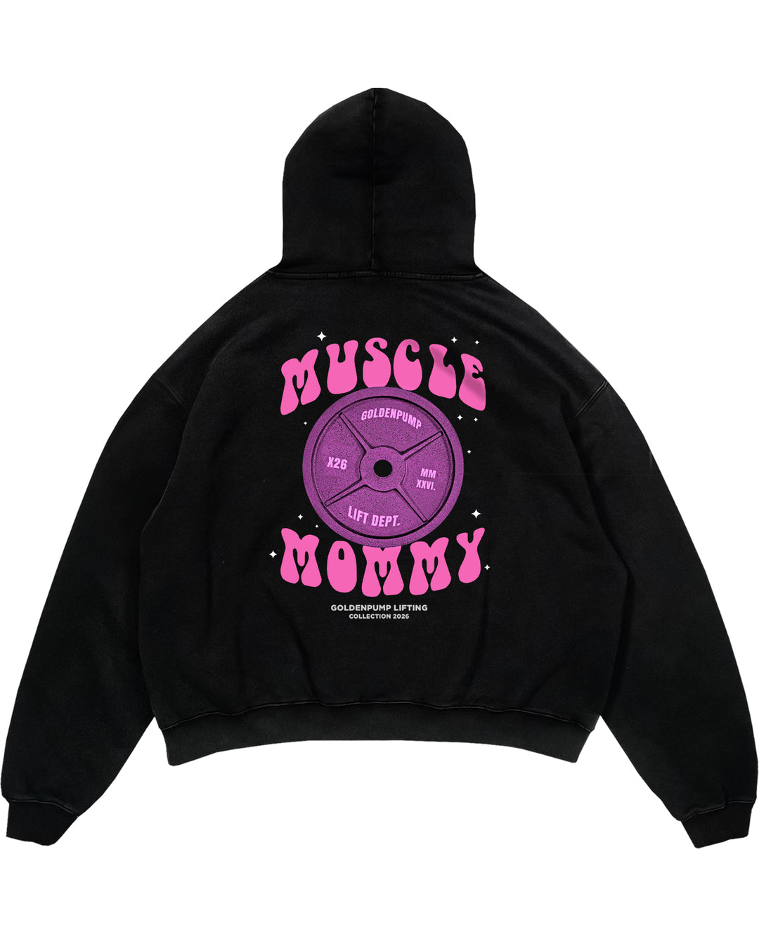 Muscle Mommy (Backprint) Oversized Hoodie