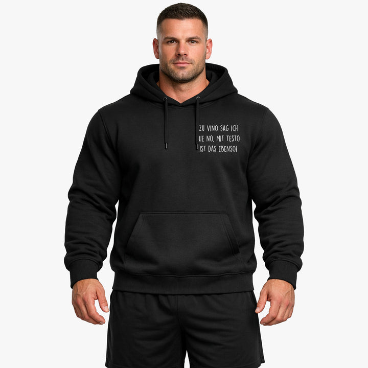 zu vino nie no Hoodie